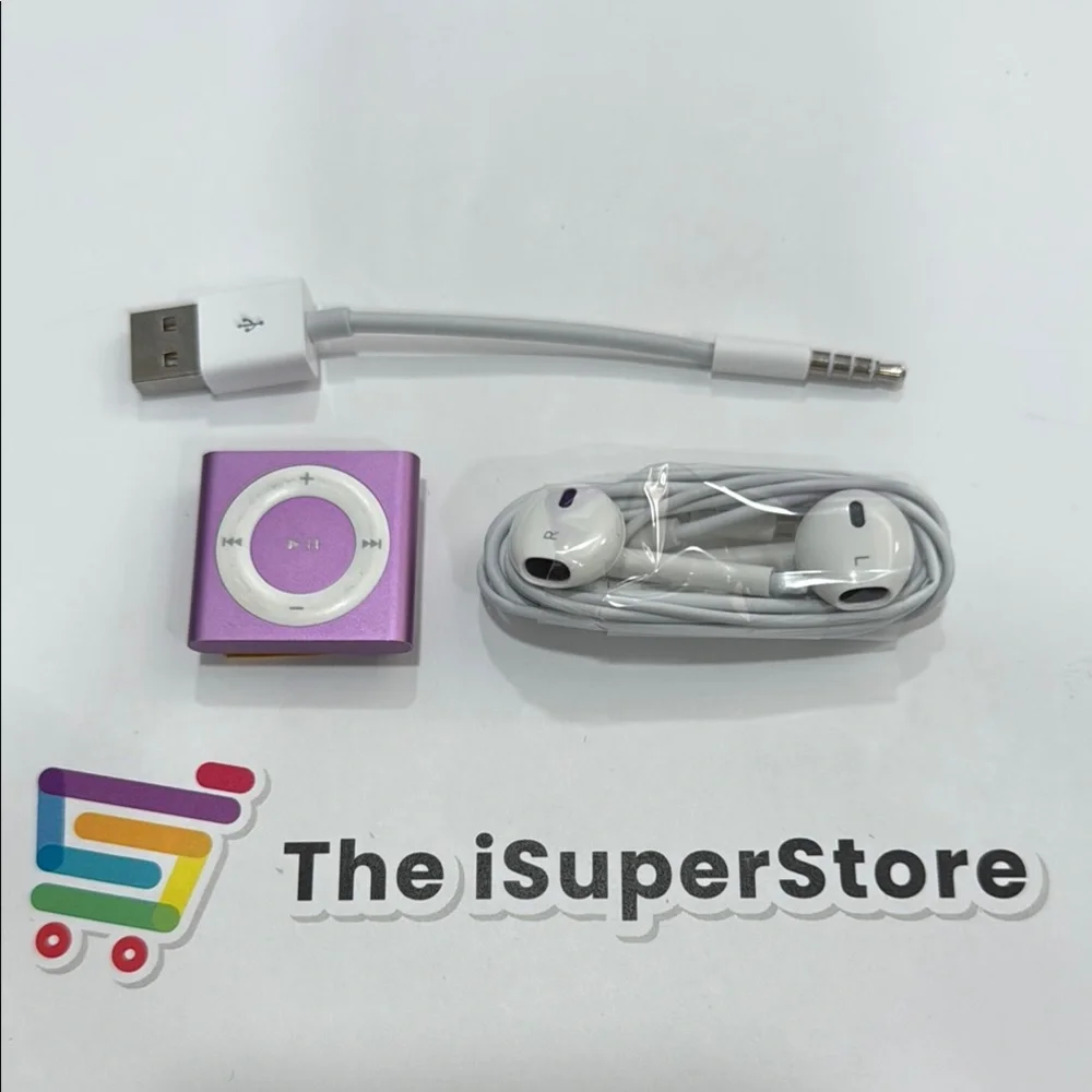 Apple iPod Shuffle Purple 4th Gen 2GB + 1YR warranty